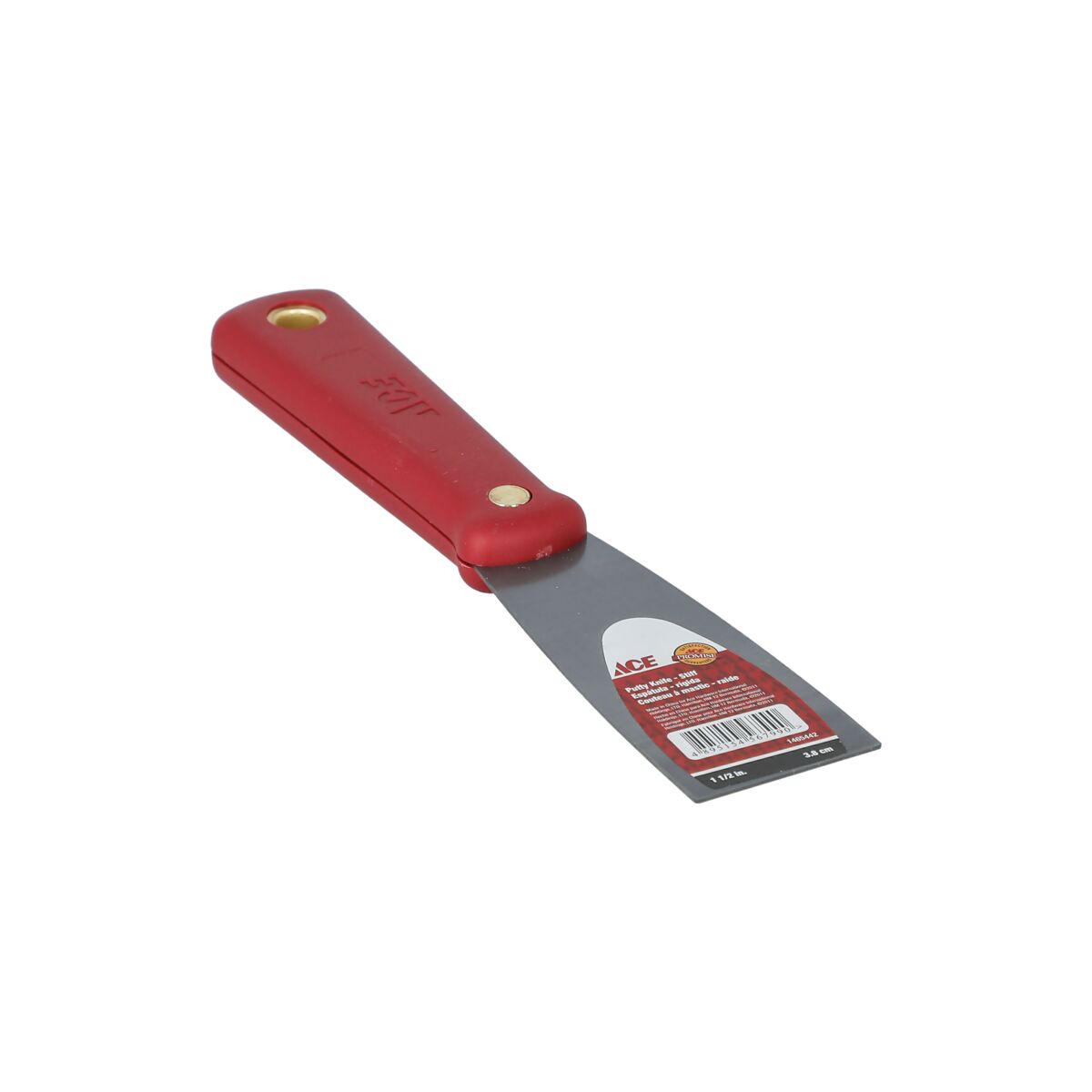 ACE Ace Stiff Putty Knife Red and Silver